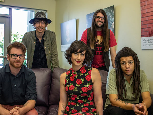 The Gold Souls perform new songs from "Good To Feel" at Capital Public Radio before their album release show at The Flamingo House.